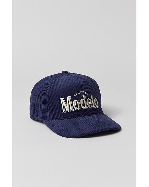 Urban Outfitters Blue Modelo 5-Panel Cord Snapback Hat for men
