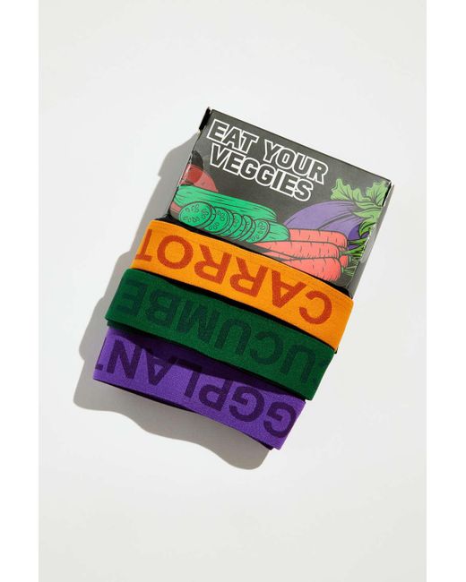 Urban Outfitters Multicolor Eat Your Veggies Boxer Brief 3-pack for men