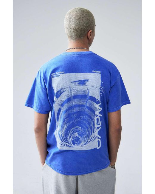 Urban Outfitters Uo Blue Ultrawave T-shirt for men