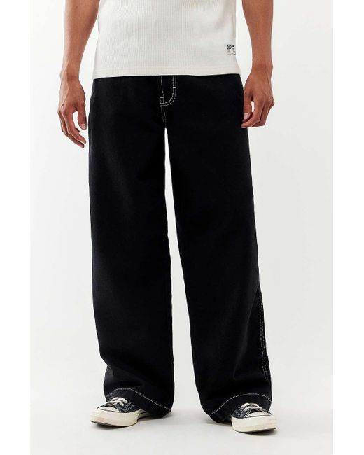 BDG Neo Skate Black Contrast Stitch Jeans for men