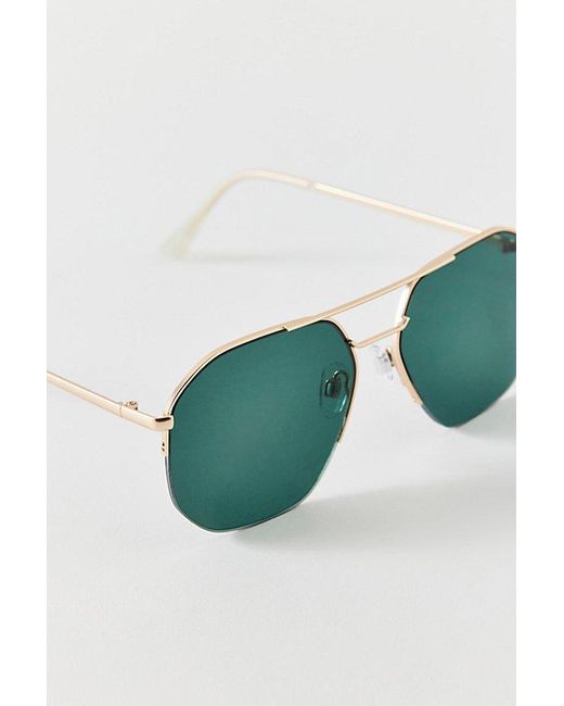 Urban Outfitters Black Cole Metal Aviator Sunglasses