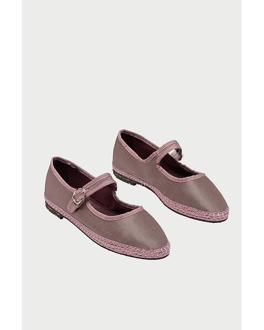 Flabelus Multicolor Silk Mary Jane Flat