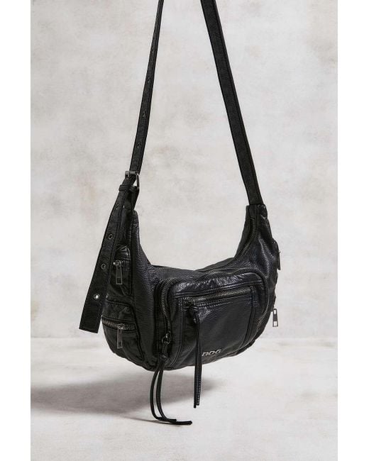BDG Gray Kat Faux Leather Pocket Bag