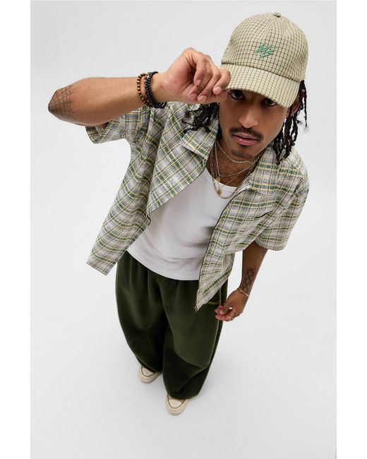 iets frans White & Green Cole Zip-through Shirt for men