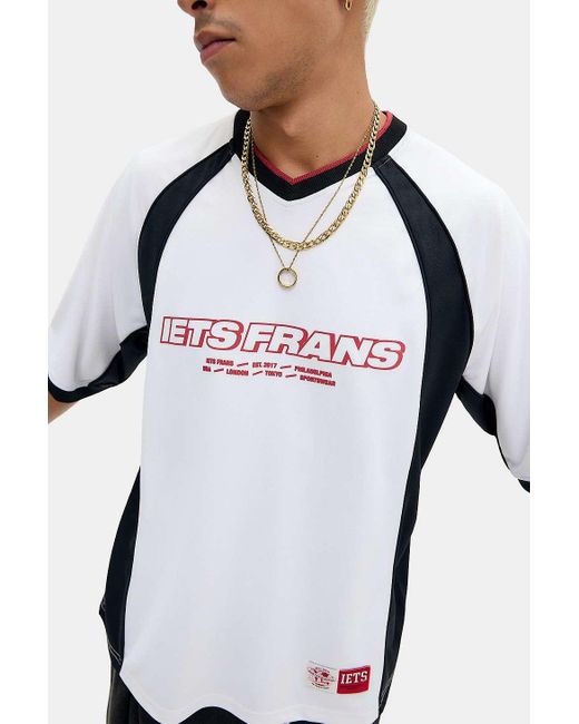 iets frans Black & White Panel T-shirt for men