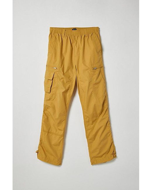 Standard Cloth Brown Seamed Cargo Jogger Pant for men
