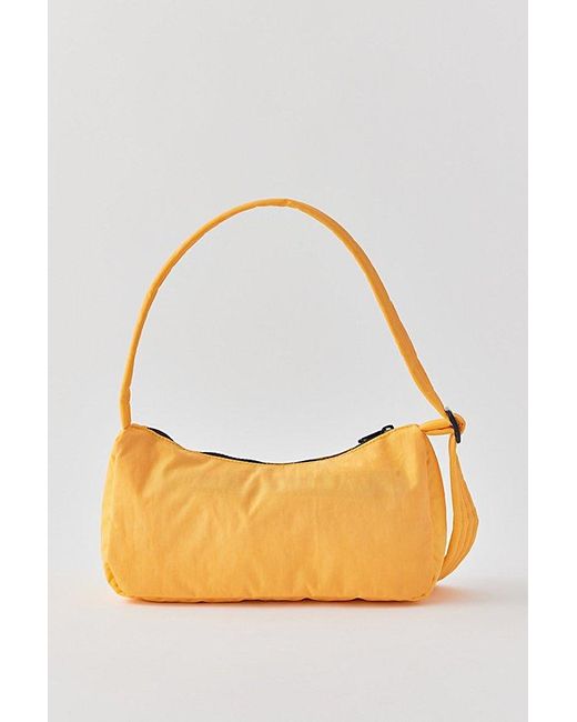 Baggu Yellow Cargo Nylon Shoulder Bag