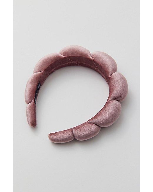 Urban Outfitters Brown Spa Day Bubble Headband