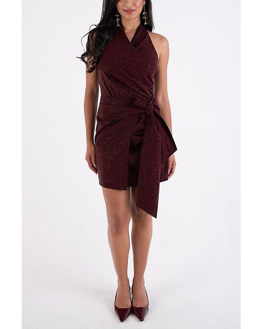 Amy Lynn Ingrid Versatile Halter Bow Wrap Dress in Red | Lyst Amy Lynn Ingrid Versatile Halter Bow Wrap Dress in Red | Lyst