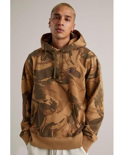 Polo Ralph Lauren Denim Supply Hoodie Sweatshirt in Brown for Men | Lyst