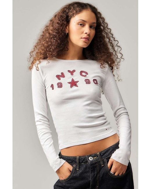 BDG Gray Nyc 1990 Long-sleeved T-shirt