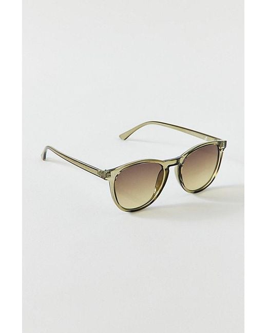 Urban Outfitters Green James Round Sunglasses for men