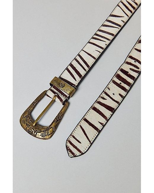 Urban Outfitters Gray Pattern Belt for men