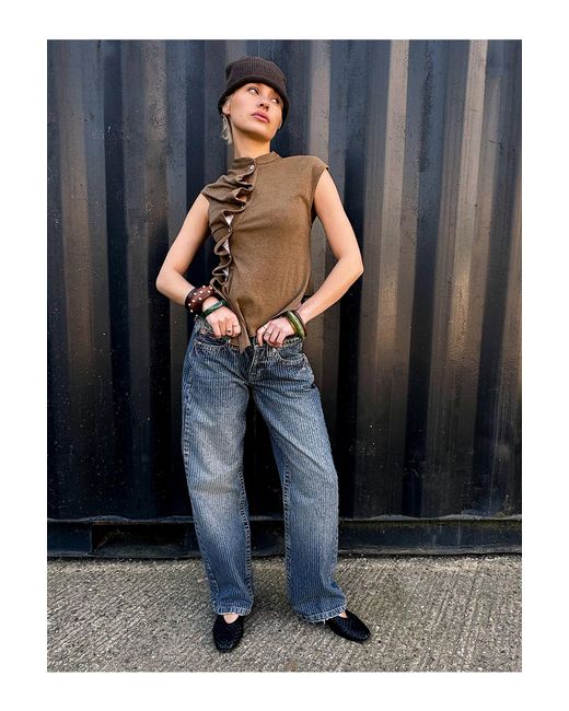 BDG Blue Kayla Pinstripe Jeans