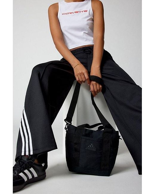 Adidas Black Essentials Canvas Mini Tote Bag