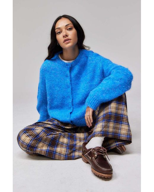Urban Outfitters Blue Uo Dakota Knit Cardigan