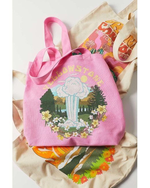 Urban Outfitters Multicolor National Parks Graphic Tote Bag
