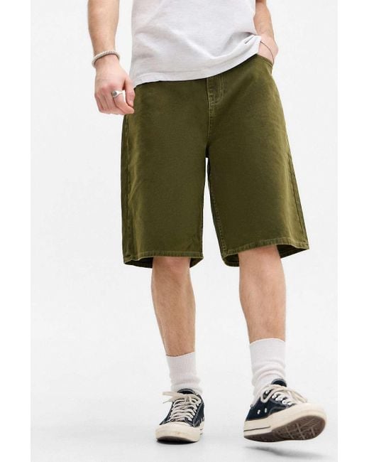 BDG Jack Slime Green Shorts for men