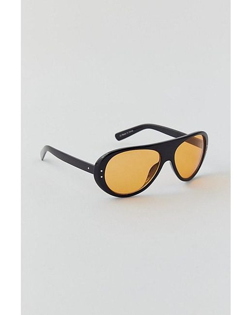 Urban Outfitters Brown Agyness Aviator Sunglasses