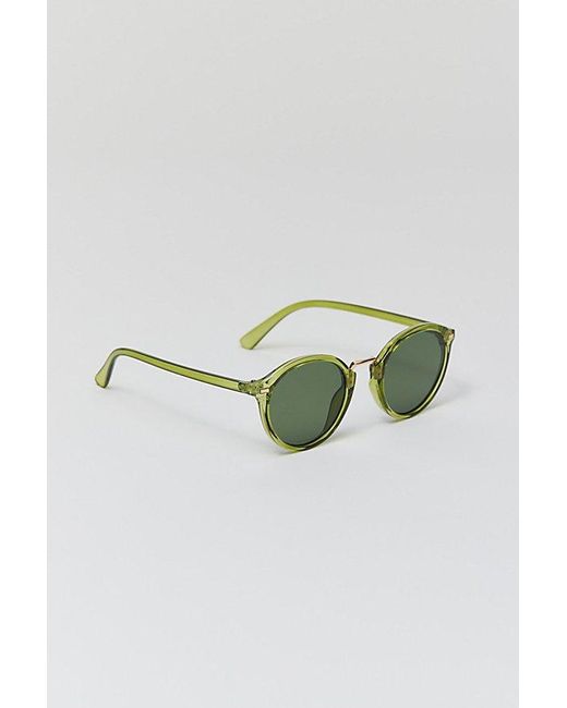 Urban Outfitters Brown Myrtle Round Sunglasses for men