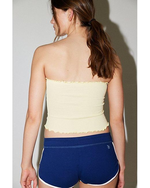 Out From Under Blue Honey Pinch-Front Seamless Tube Top