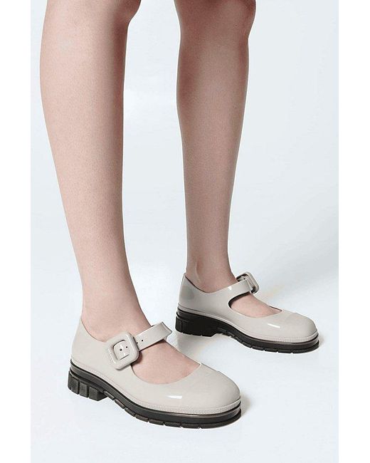 Melissa Women's White June Jelly Mary Jane Shoe