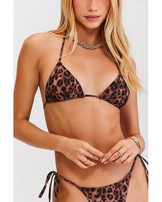 Sunkissed White Le Triangle String Bikini Top