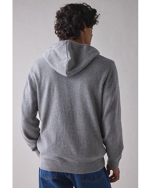 Katin Gray Hayes Hooded Henley Sweater for men
