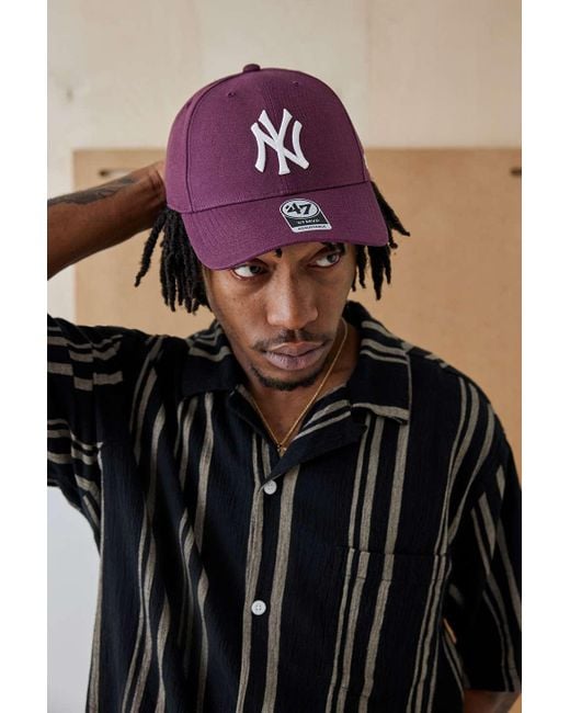 47 Brand Ny Yankees Plum Baseball Cap in Purple for Men | Lyst UK