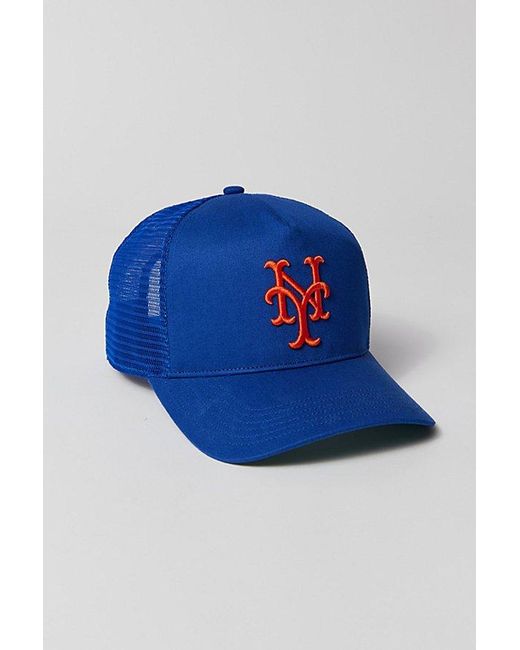 '47 Blue New York Yankees Hitch Trucker Hat for men