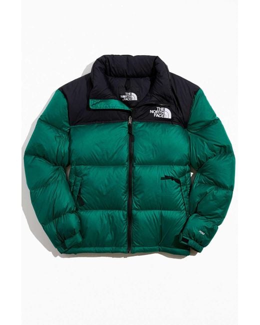dark green north face jacket