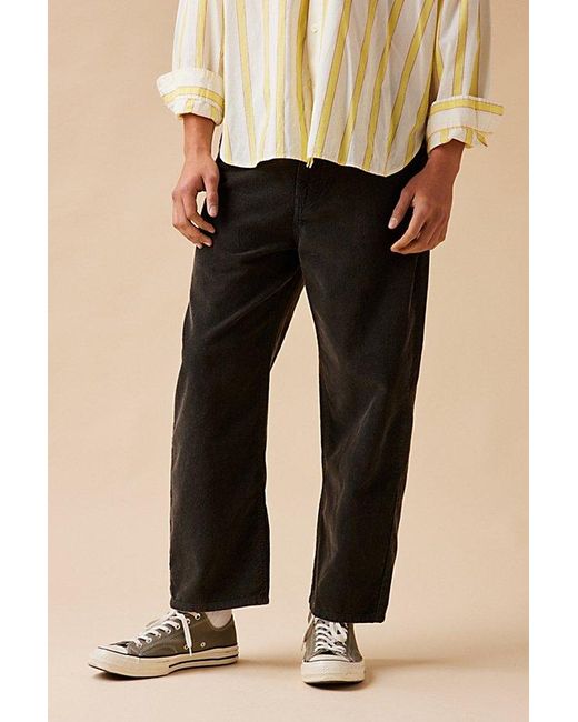 Urban Outfitters Black Uo Corduroy Cropped Skate Fit Pant for men