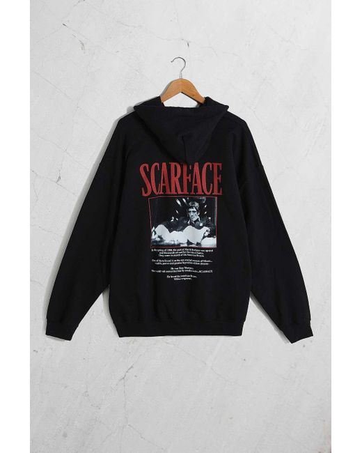 Urban Outfitters Black Uo Scarface Hoodie for men