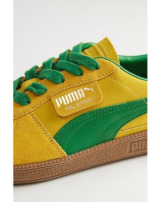 PUMA Yellow Palermo Sneaker for men