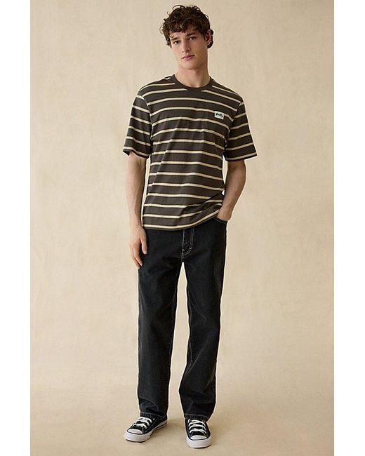 Stan Ray Brown Stripe Pattern Tee for men