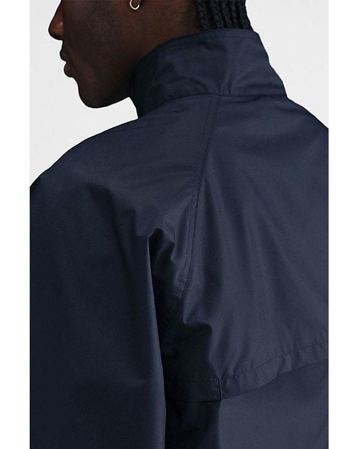Nike Blue Tech Woven Dri-Fit Full Zip Windrunner Jacket for men