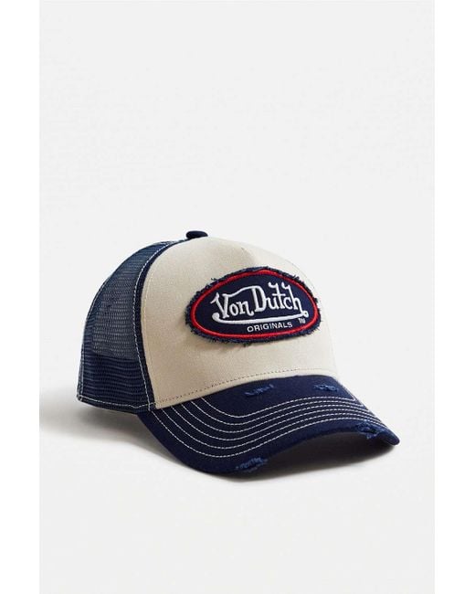 Von Dutch Blue Navy Trucker Cap for men