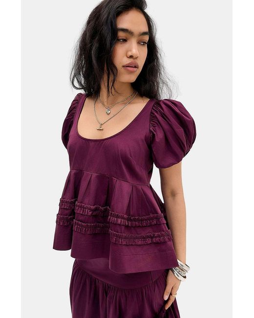 Damson Madder Purple Fig Joy Blouse