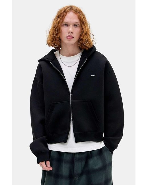 Iets Frans Black Scuba Zip through Hoodie For Men Lyst UK iets-frans-black-scuba-zip-through-hoodie-for-men-lyst-uk
