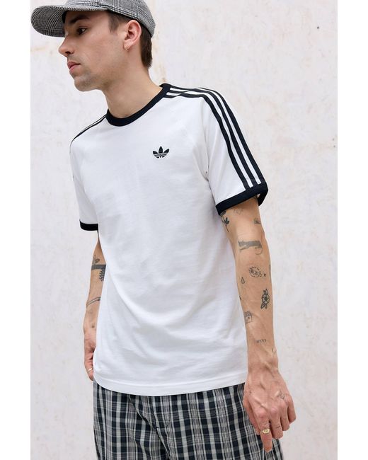 Adidas Originals Cloud White 3-stripes T-shirt for men