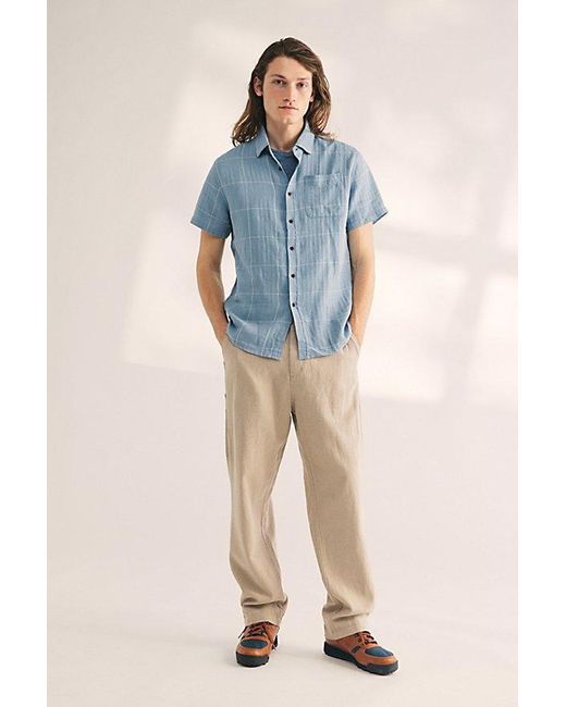 Katin Blue Monty Short Sleeve Shirt Top for men