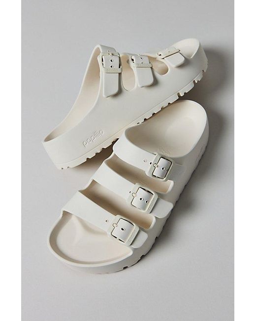 Birkenstock Natural Florida Flex Platform Eva Sandal
