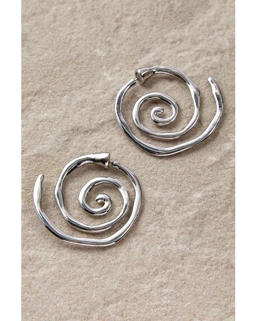 Silence + Noise Natural Silence + Noise Molten Spiral Earrings