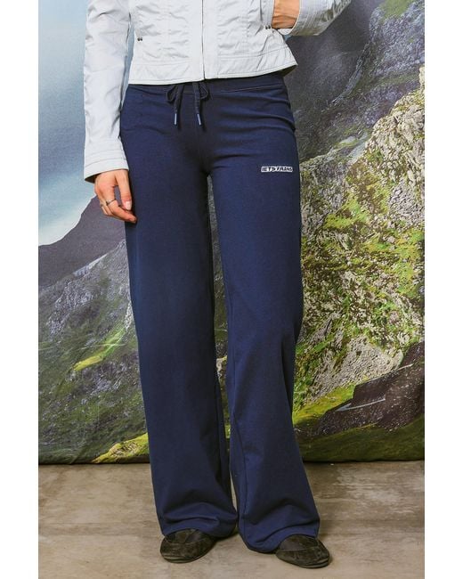 iets frans Blue Kali Straight Leg Joggers
