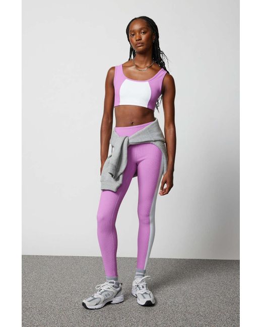 Year Of Ours Lily Thermal Bra In Mauve,at Urban Outfitters in Purple