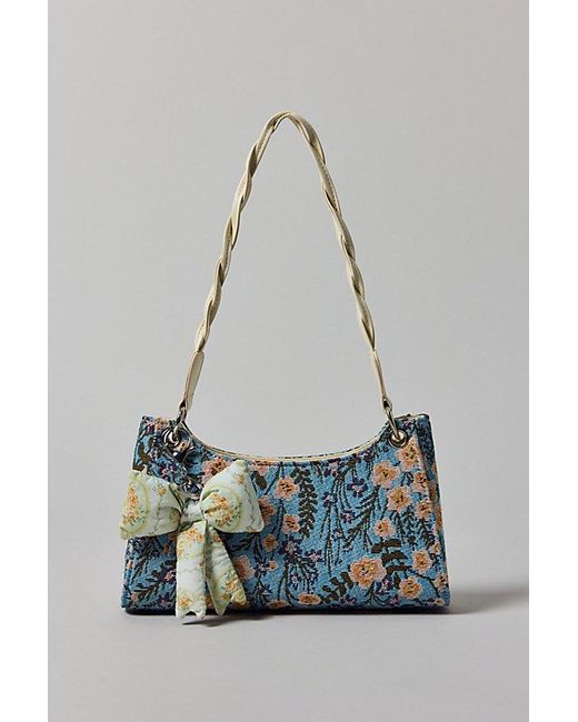 Kimchi Blue Gray Emilia Jacquard Shoulder Bag