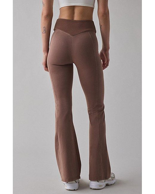 Out From Under Gray Sculpt High Rise Crossover Flare Legging Pant