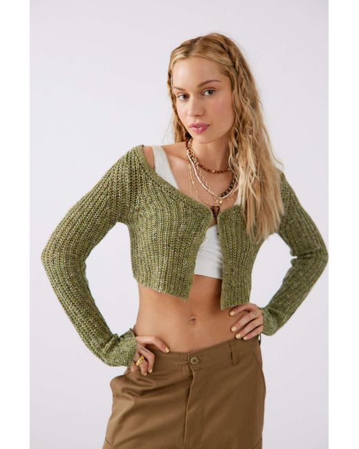 Urban outfitters green clearance cardigan
