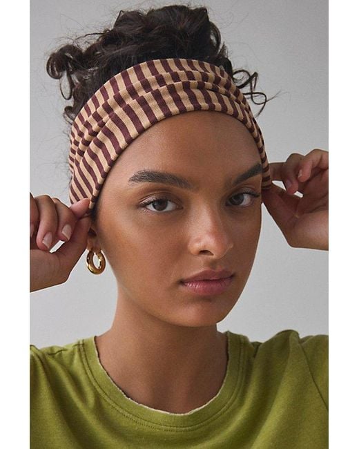Urban Outfitters Multicolor Evie Striped Headwrap Wide Headband