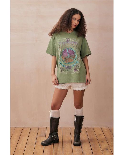 Urban Outfitters Uo Green Fleetwood Mac T-shirt